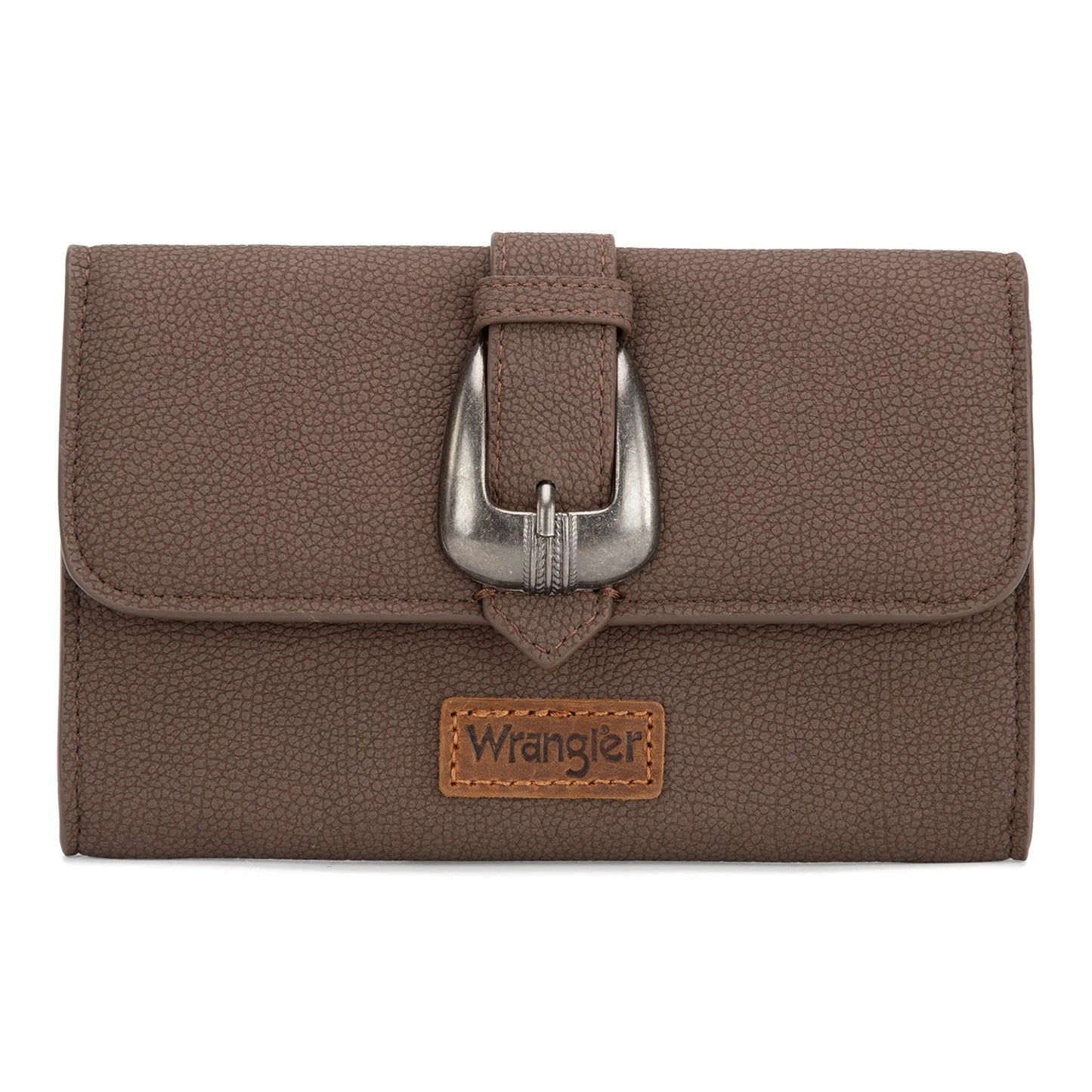 Wrangler Western Buckle Wristlet Clutch Wallet