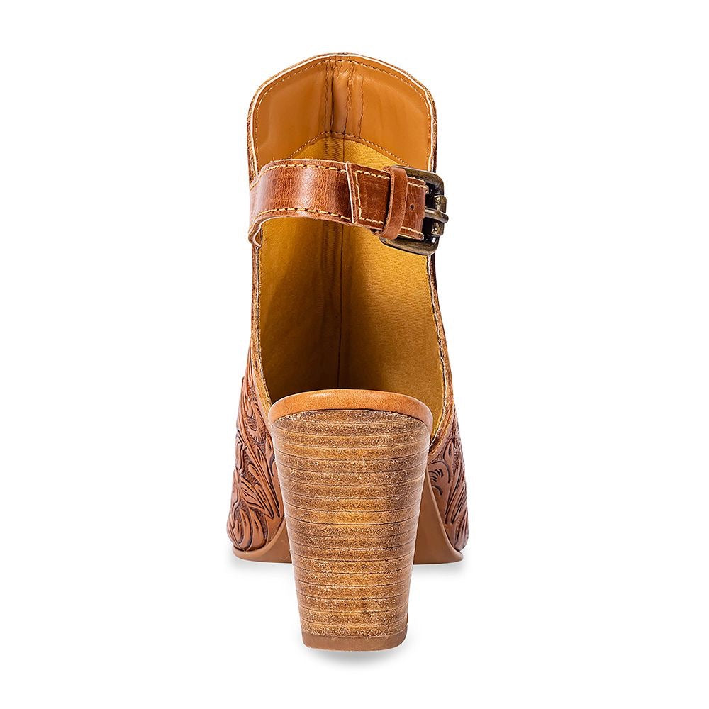 Monika Hand Tooled Leather Boot