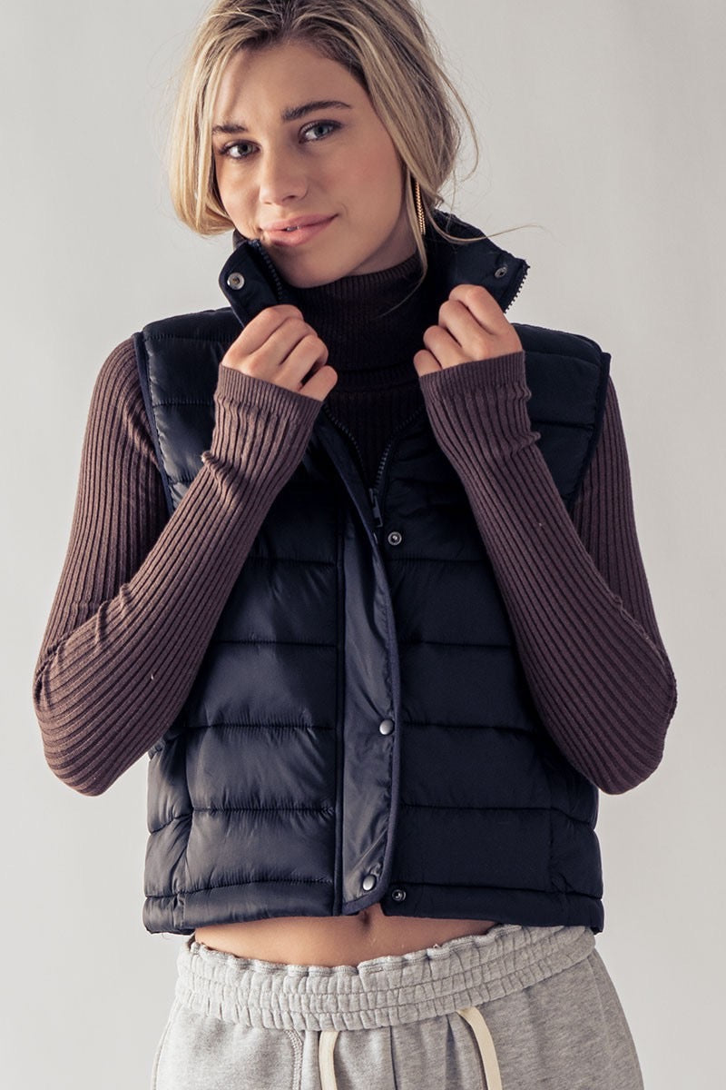 Cozy Stride Quilted Puffer Vest