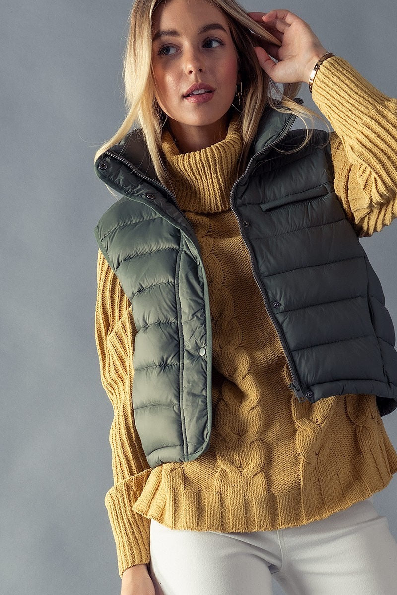 Cozy Stride Quilted Puffer Vest