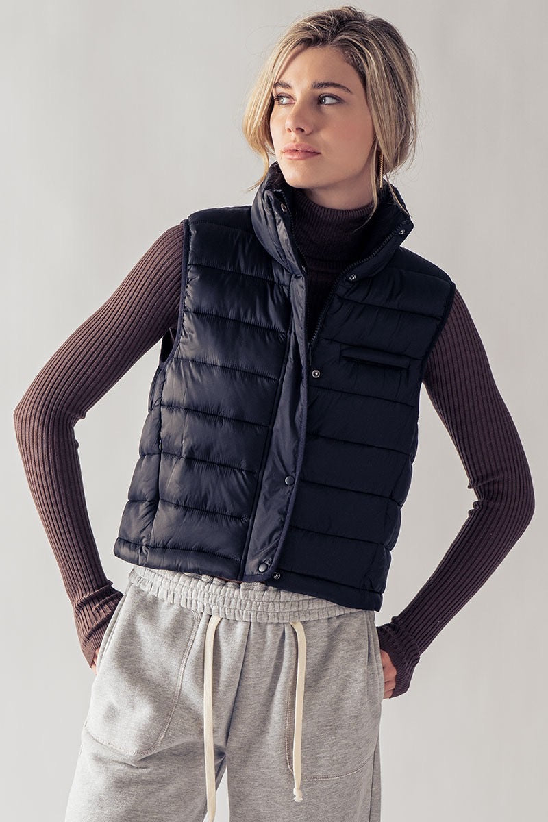 Cozy Stride Quilted Puffer Vest