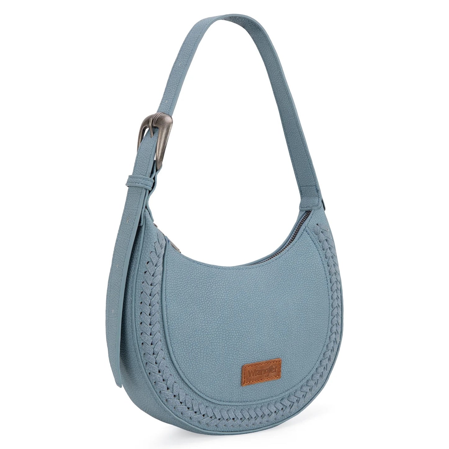 Wrangler Whipstitch Crescent Crossbody Handbag