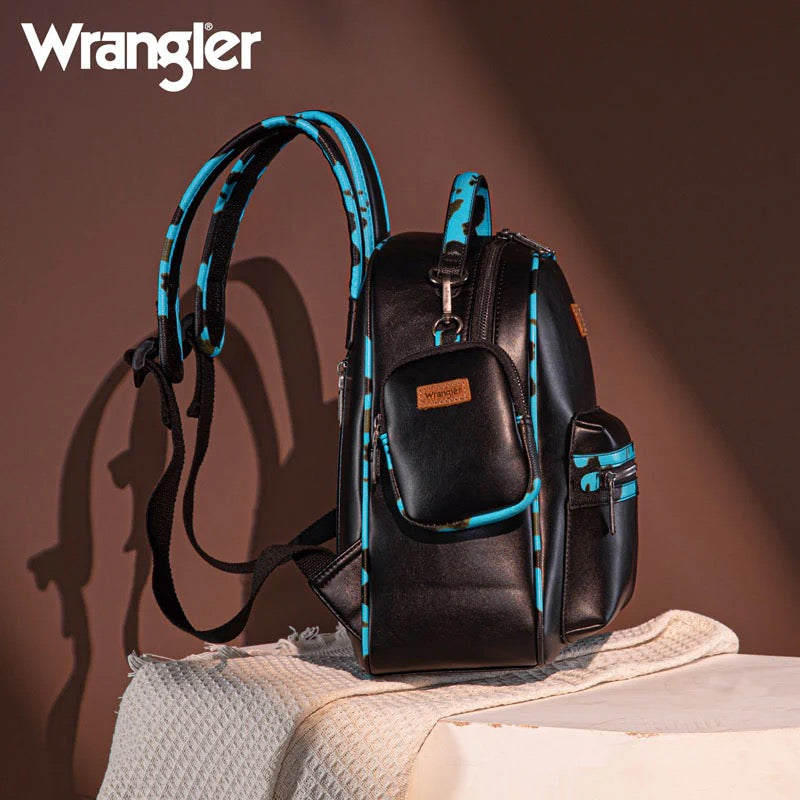 Wrangler Cow Print Decorated Zippered Backpack-Wrangler Women's Fashio – Dani Morgans