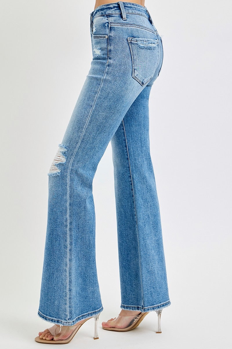 Tummy Control Mid Rise Stretchy Jeans by Risen