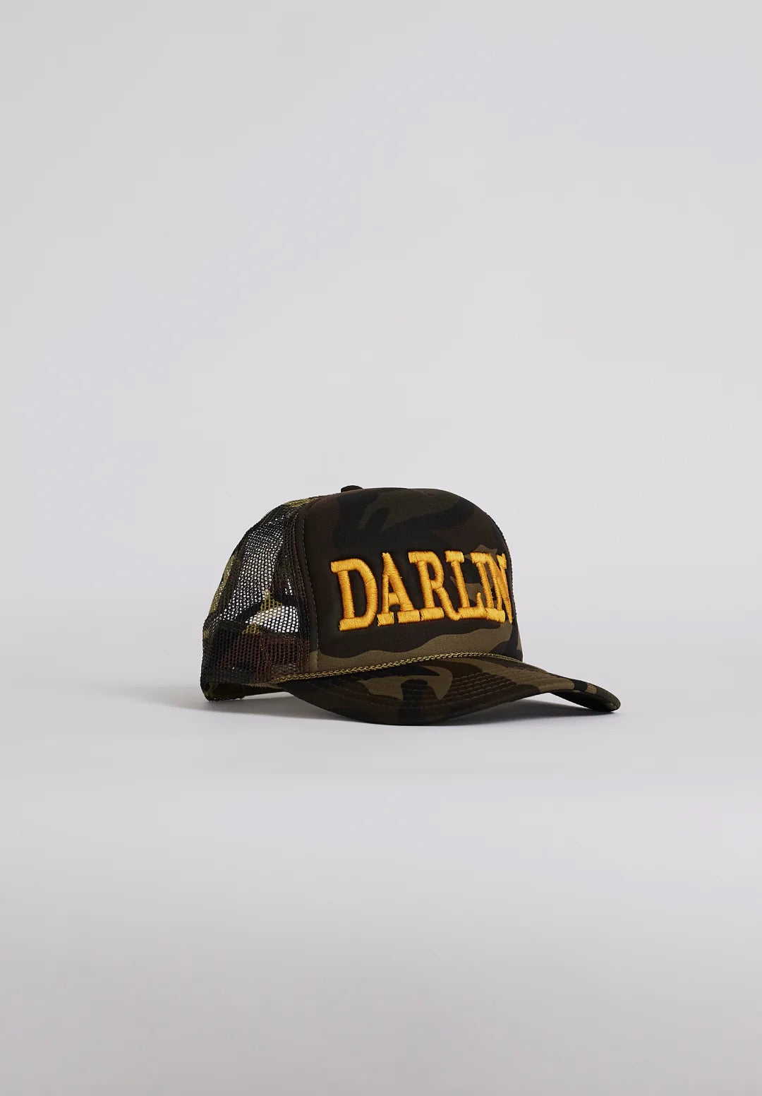 Darlin' Embroidered Camo Trucker Hat