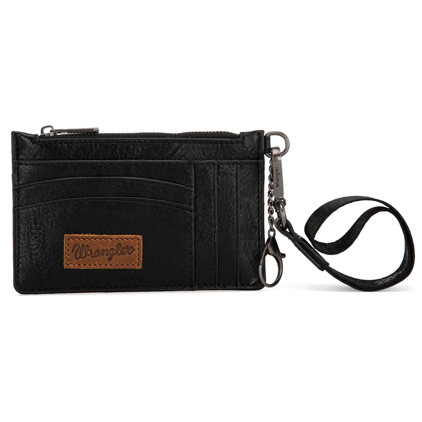 Wrangler VersaCarry Keychain Wallet, Solid Color Key Chain Wristlet Card Wallet