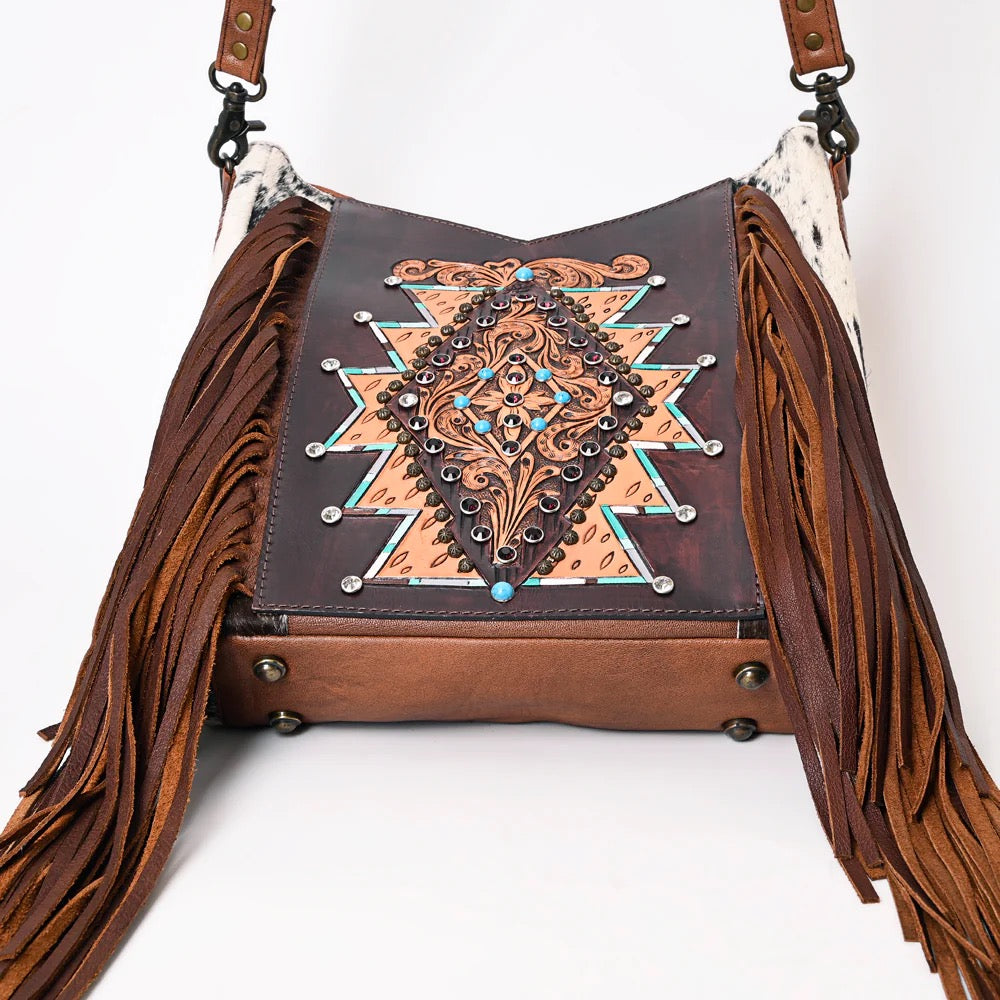 Sunset Mesa Western Leather Hobo Bag- Womans Western Handbag by American Darling