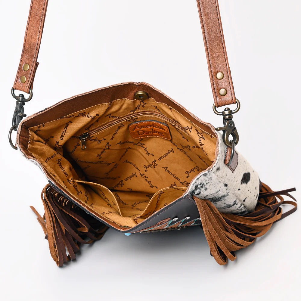 Sunset Mesa Western Leather Hobo Bag- Womans Western Handbag by American Darling