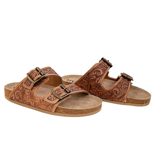 Leather Lovin Footo Sandals by Myra