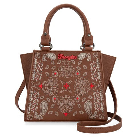 Wrangler Paisley Satchel Bag