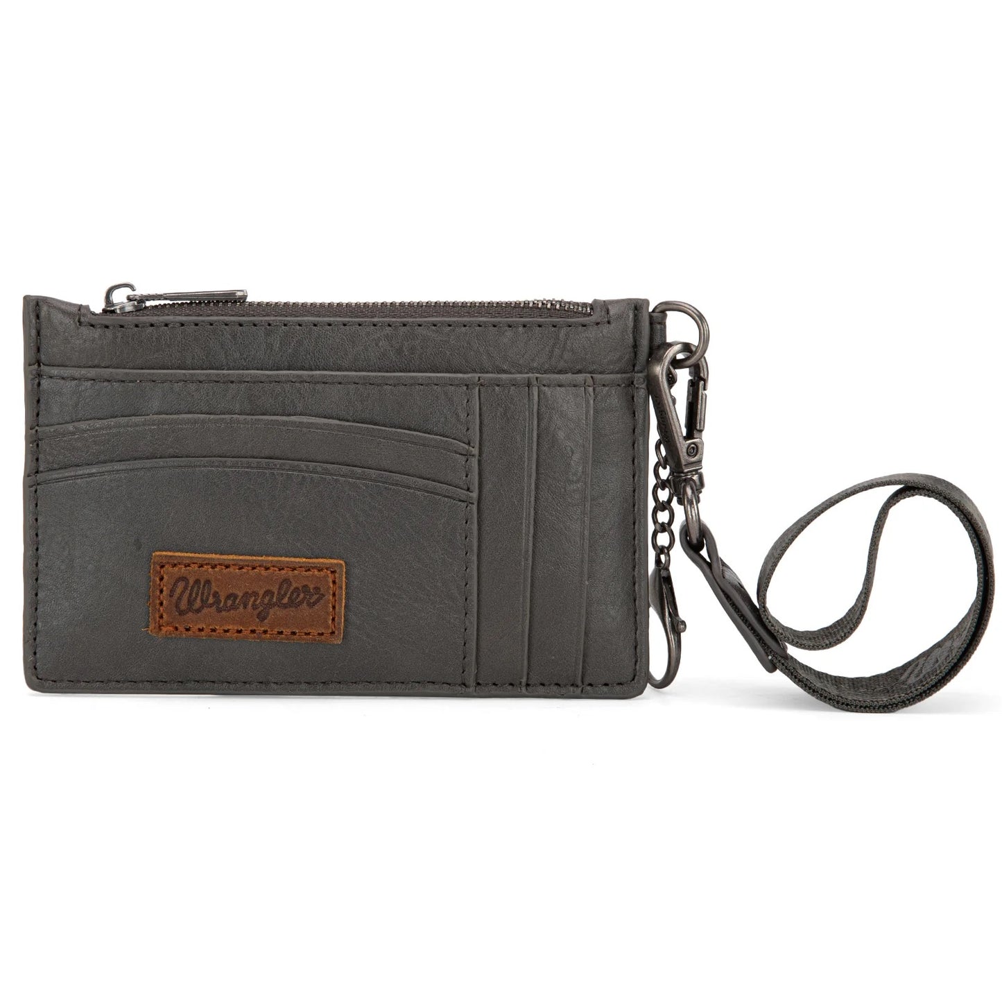 Wrangler VersaCarry Keychain Wallet, Solid Color Key Chain Wristlet Card Wallet