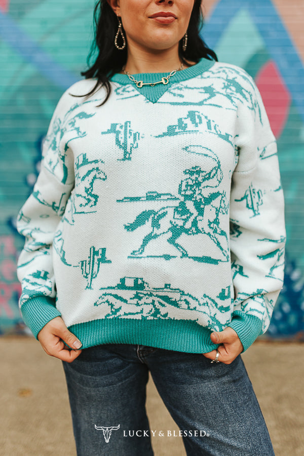 Sagebrush Social Western Sweatshirt