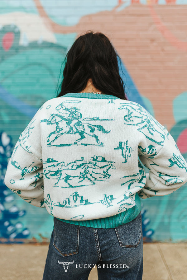 Sagebrush Social Western Sweatshirt