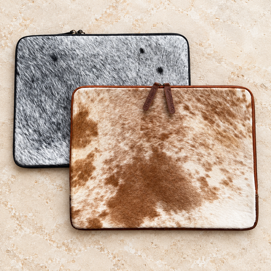The Cowgirl Executive | Genuine Cowhide Laptop Sleeve
