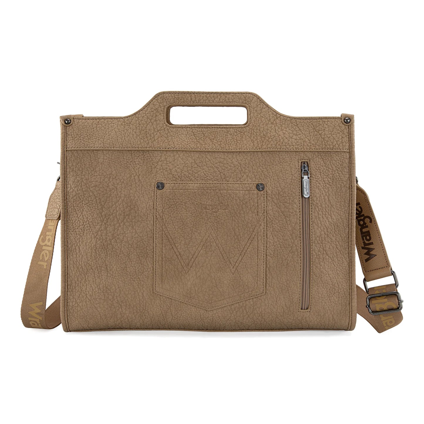 Wrangler Western Carry-All Cowhide Tote & Crossbody Bag