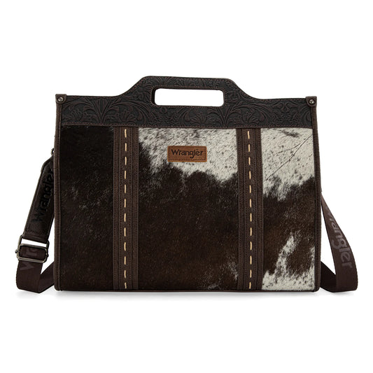 Wrangler Western Carry-All Cowhide Tote & Crossbody Bag