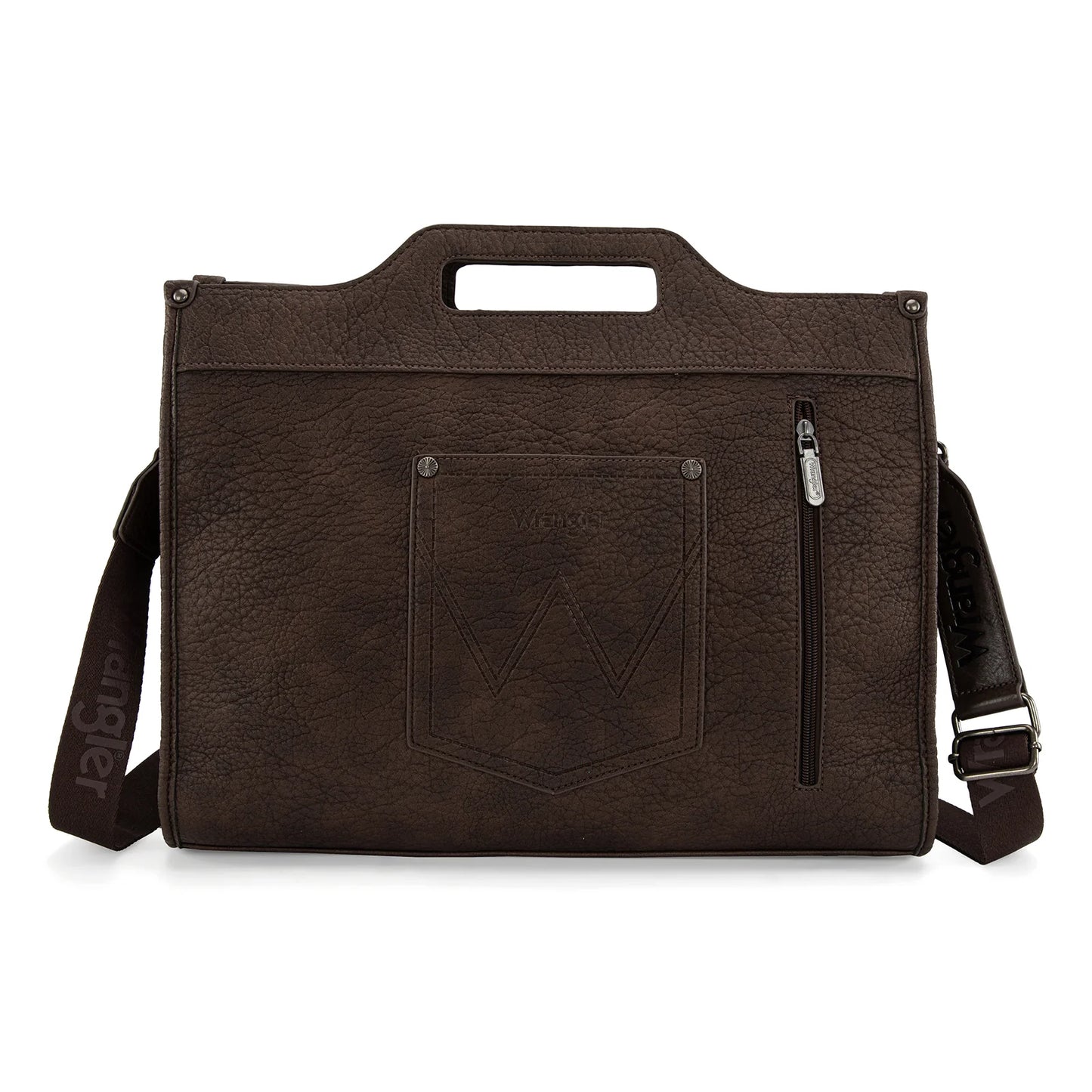 Wrangler Western Carry-All Cowhide Tote & Crossbody Bag