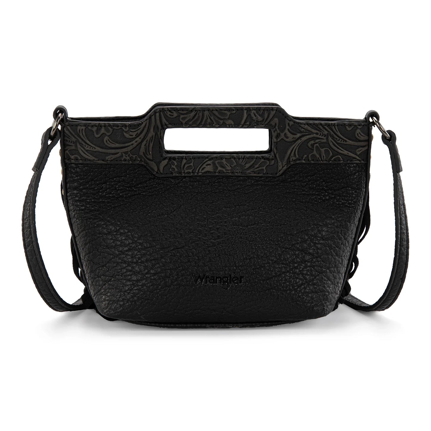 Wrangler Western Fringe Top-Handle Crossbody Satchel