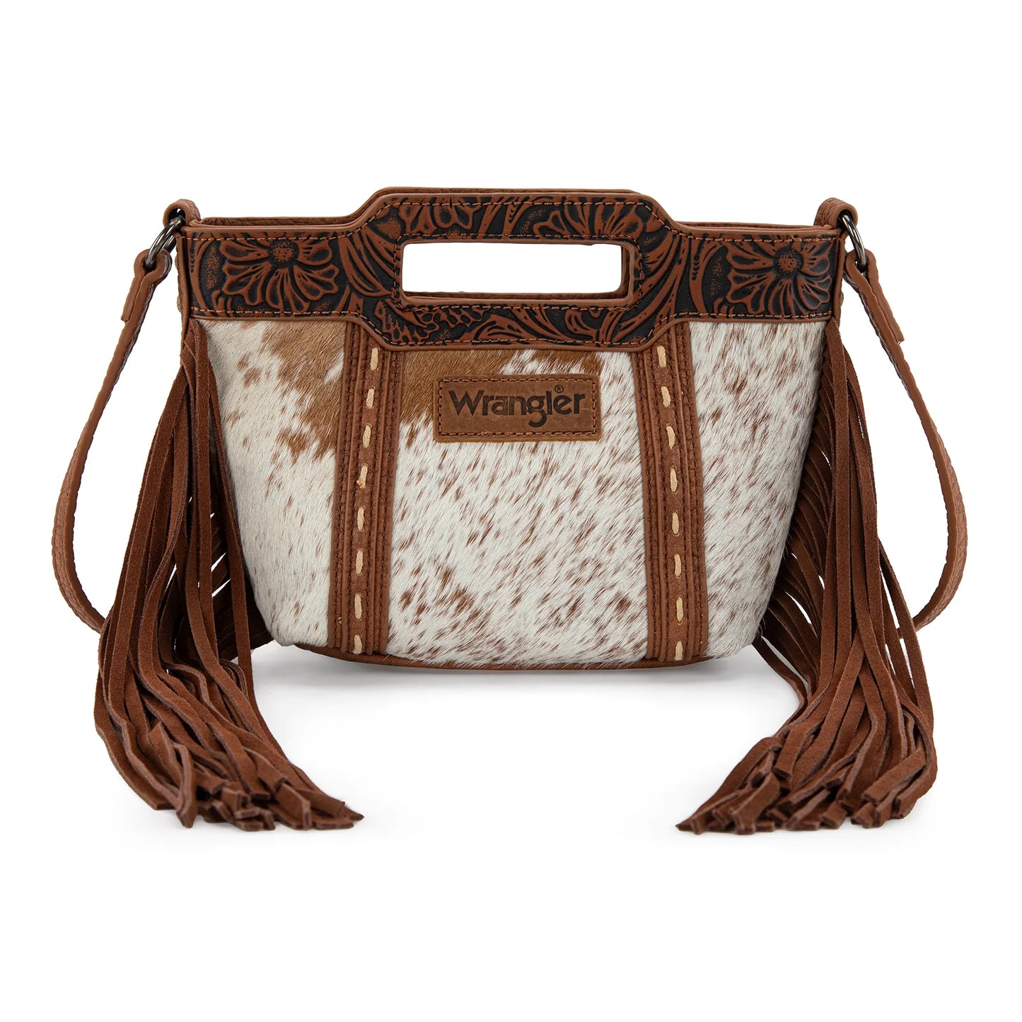 Wrangler Western Fringe Top-Handle Crossbody Satchel