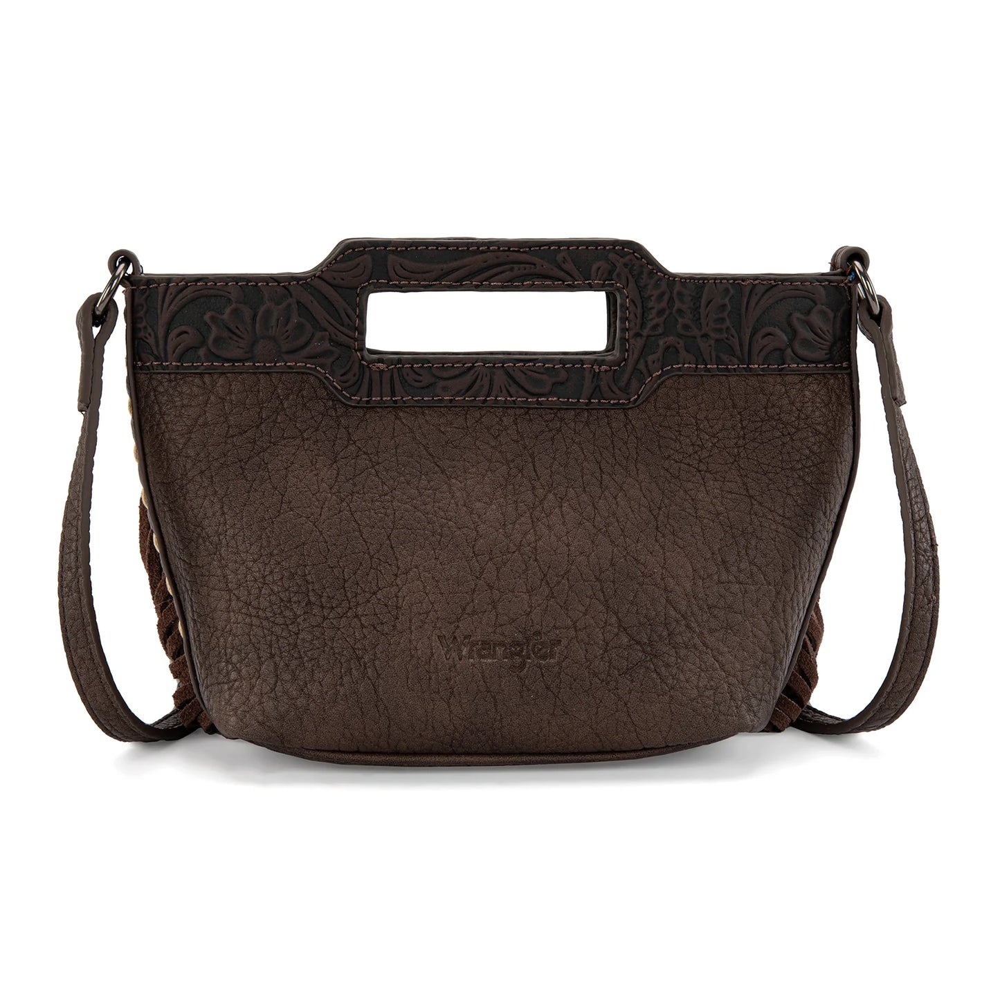 Wrangler Western Fringe Top-Handle Crossbody Satchel