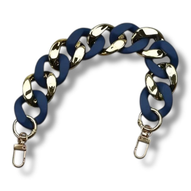 Gold Accented Bag Chain Accessory