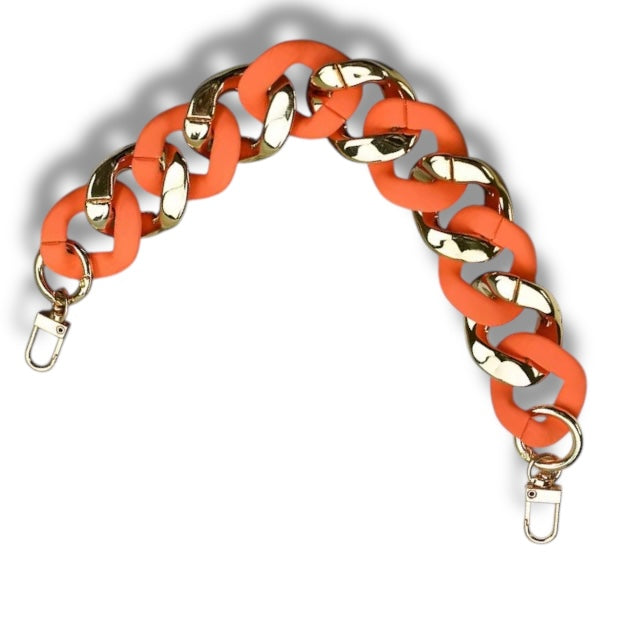 Gold Accented Bag Chain Accessory