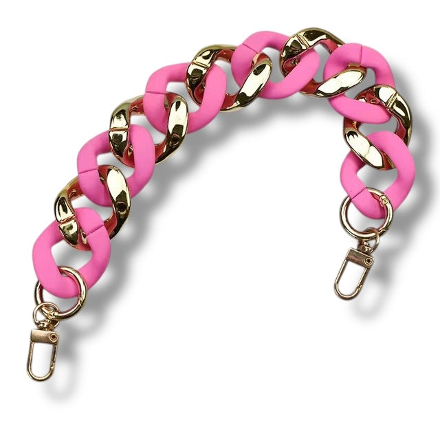 Gold Accented Bag Chain Accessory