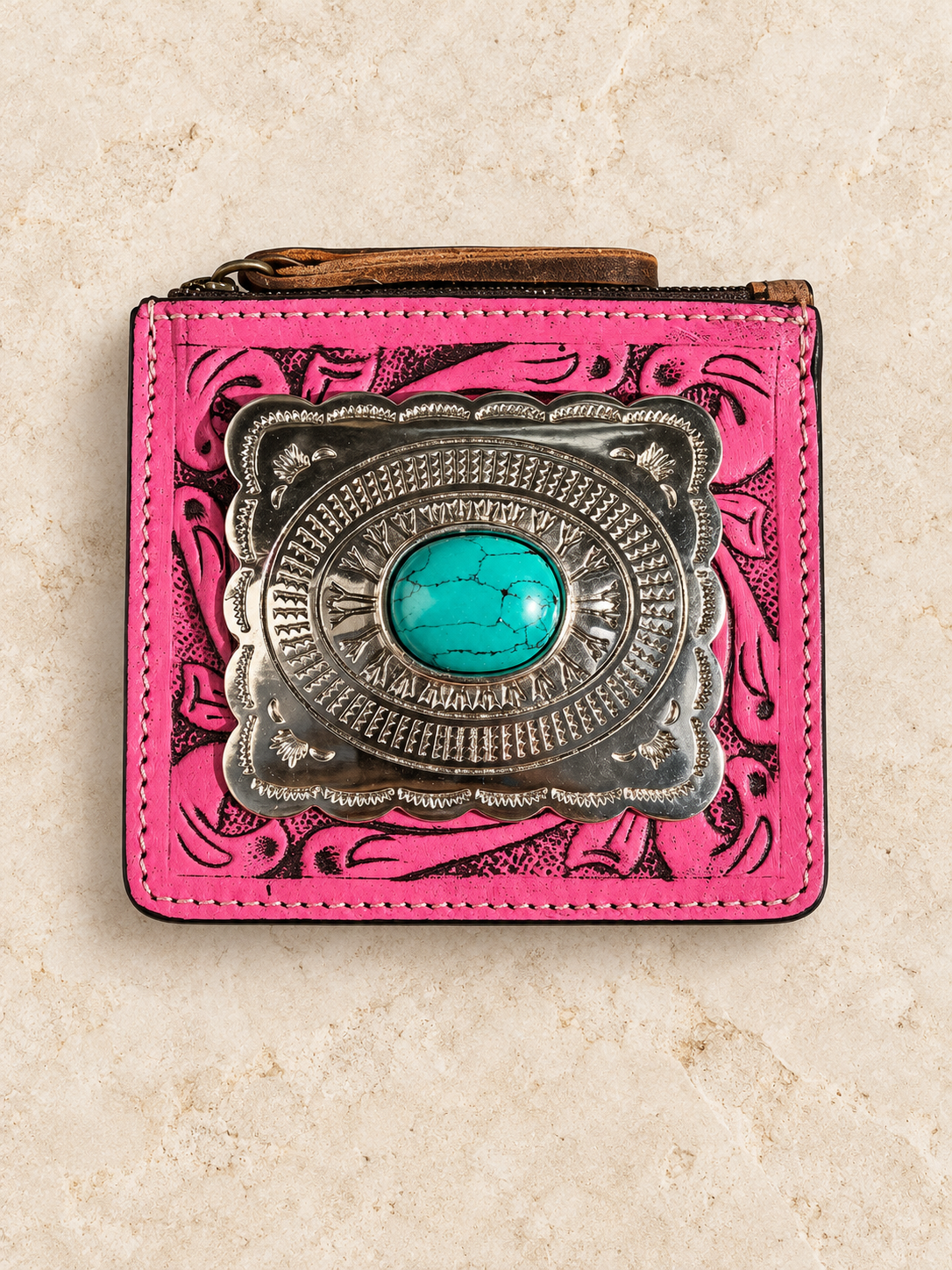 The Concho Cowgirl Tooled Leather Wallet