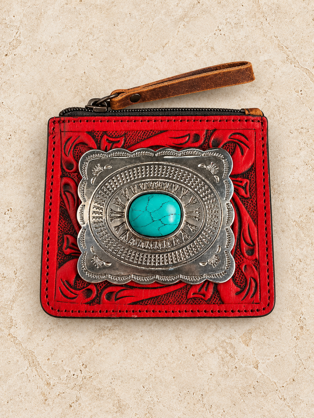 The Concho Cowgirl Tooled Leather Wallet