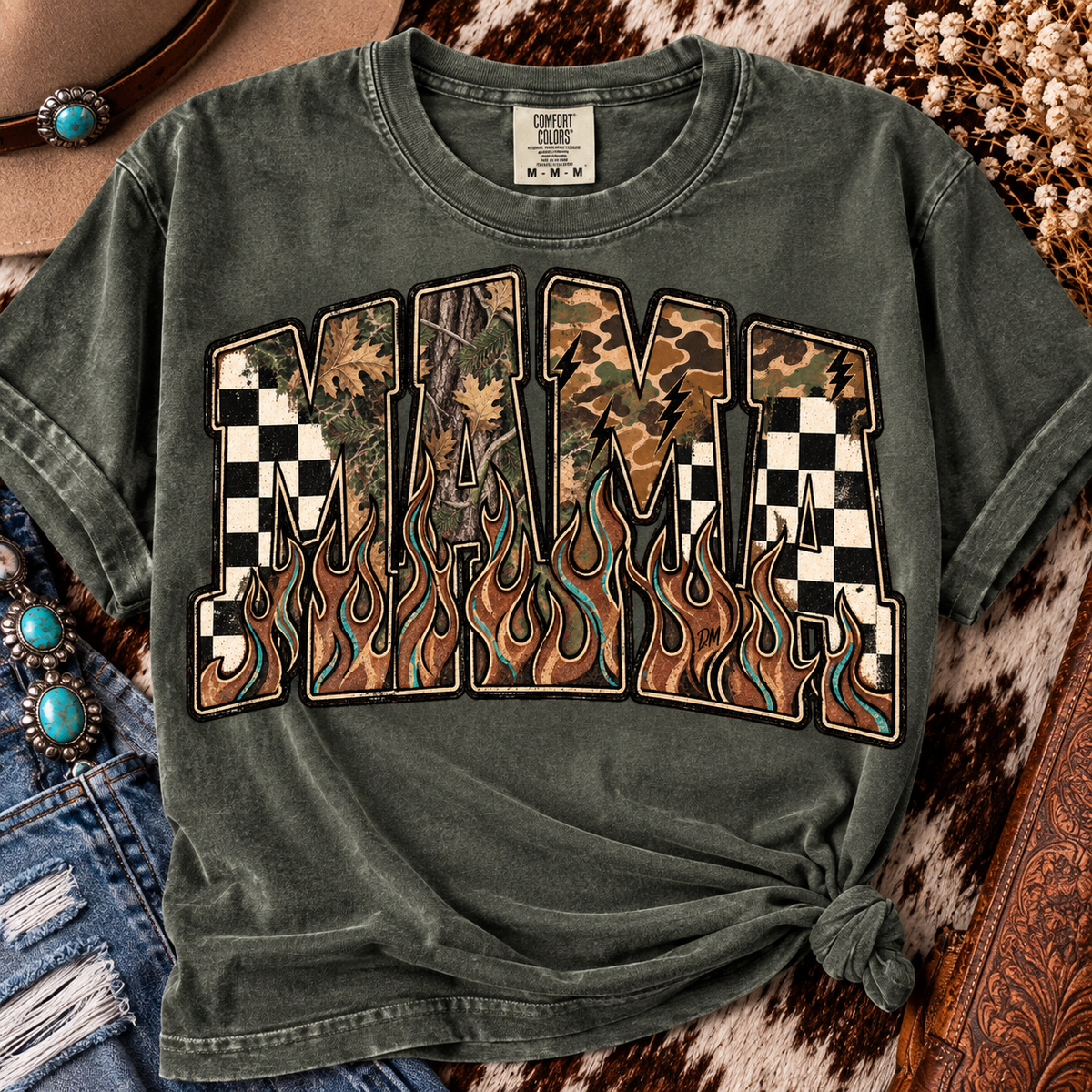 Pick Your MAMA Print Mystery Comfort Colors Tee | Western Graphic Tee Shirt |