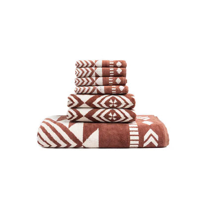 Myna Mesa 7-Piece Premium Western Towel Set by Myra