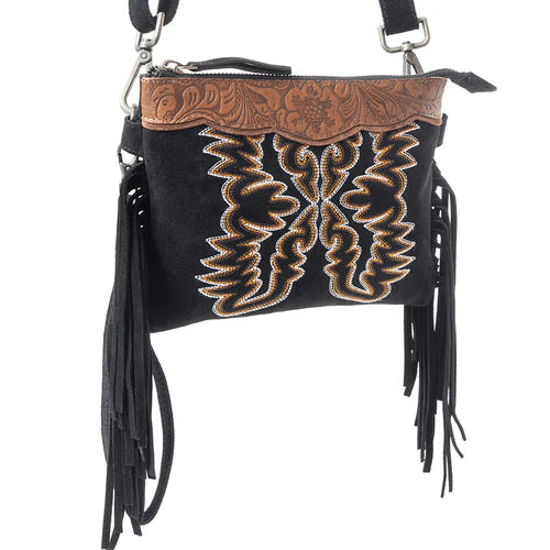 Desert Wing Fringe Crossbody  Bag