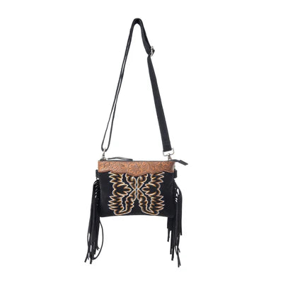 Desert Wing Fringe Crossbody  Bag