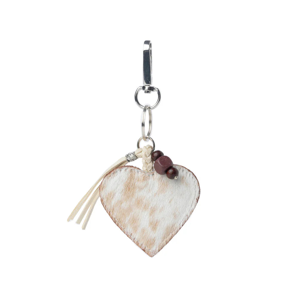 Hairon Heart Bag Charm