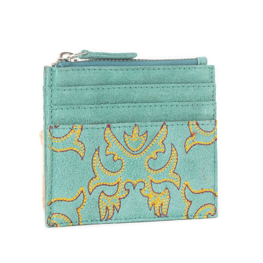 Cactus Sky Western Embroidered Credit Card Holder RFID Protection