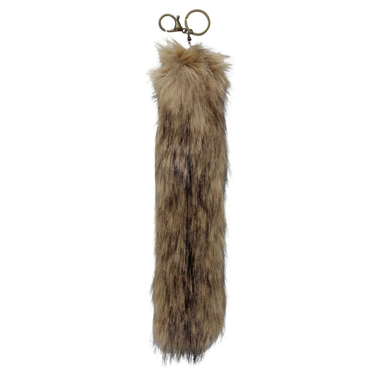 Exotic Faux Fur Tail Bag Charm