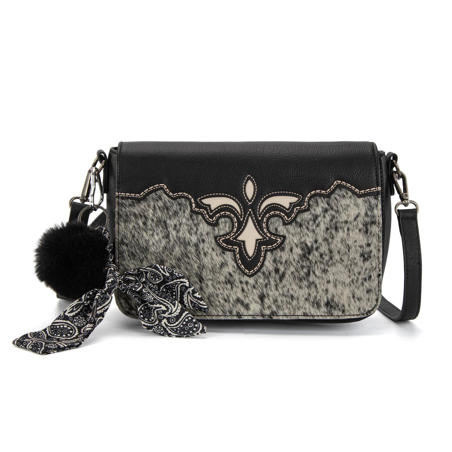 Trinity Ranch Genuine Cowhide Crossbody