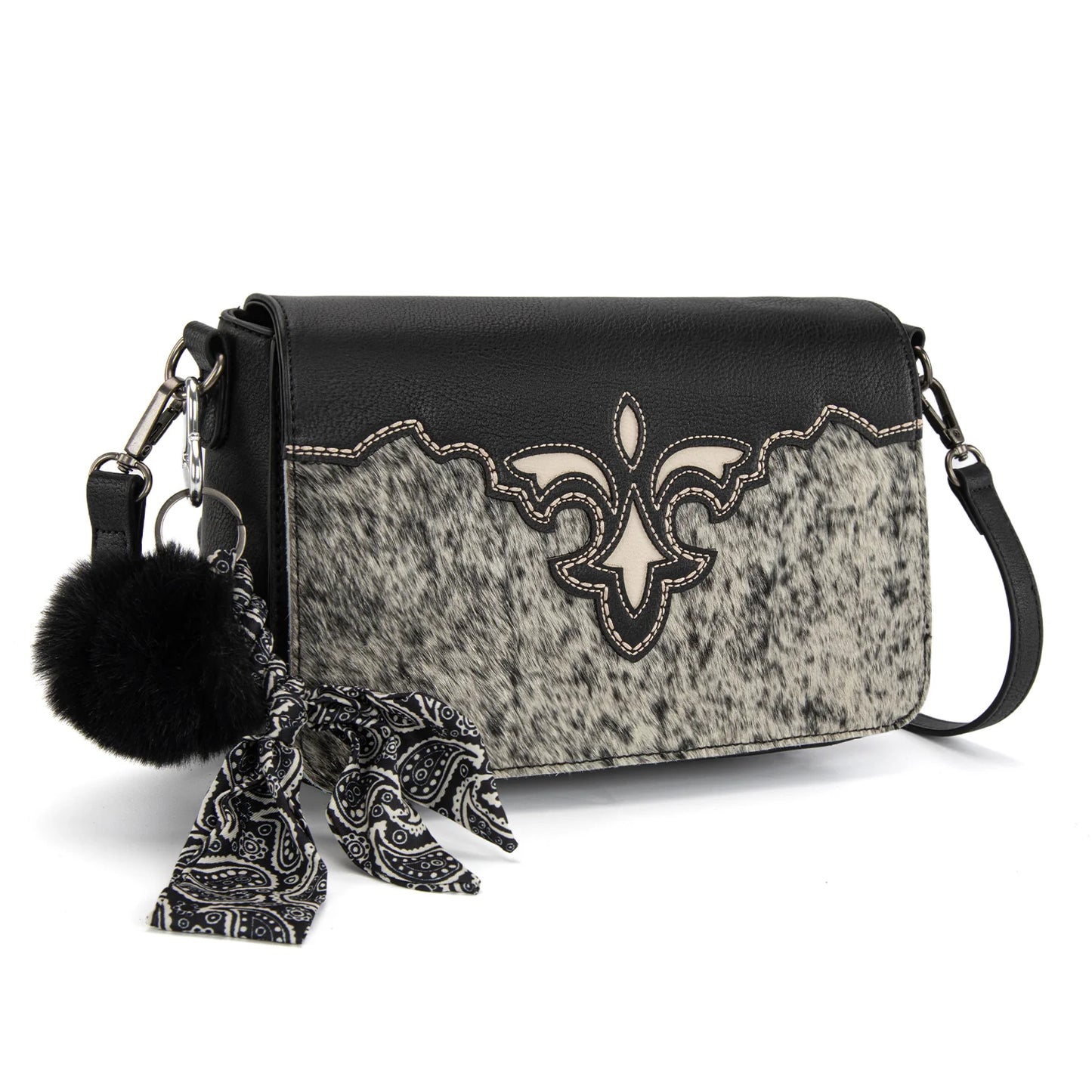Trinity Ranch Genuine Cowhide Crossbody