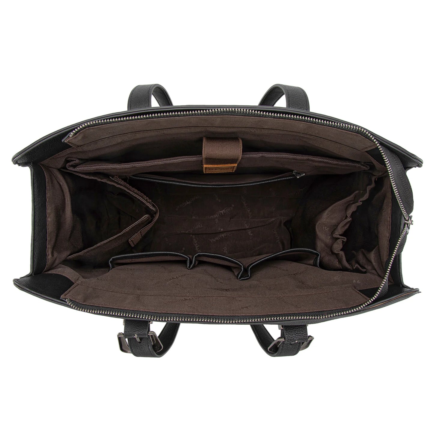 Trinity Ranch Genuine Cowhide Carry-All Cowhide Concealed Carry Large Tote /Crossbody