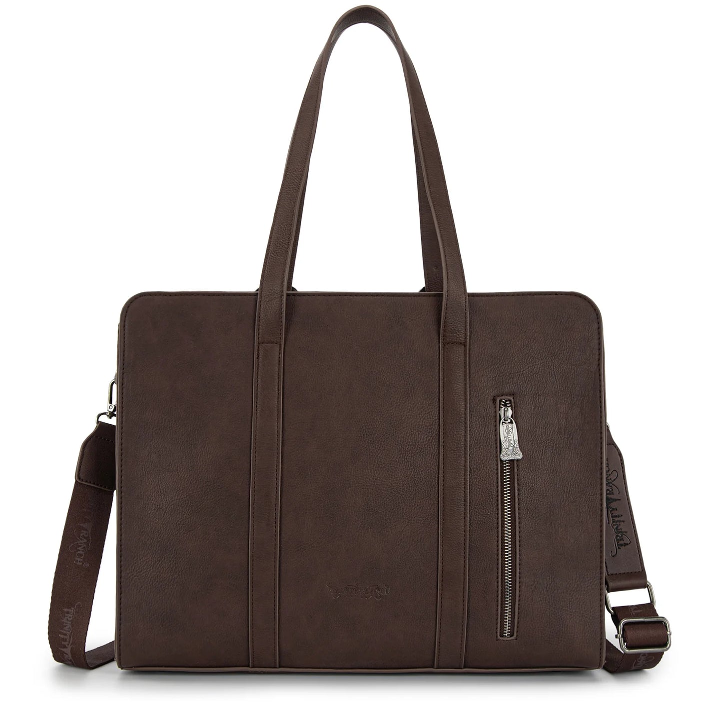 Trinity Ranch Genuine Cowhide Carry-All Cowhide Concealed Carry Large Tote /Crossbody