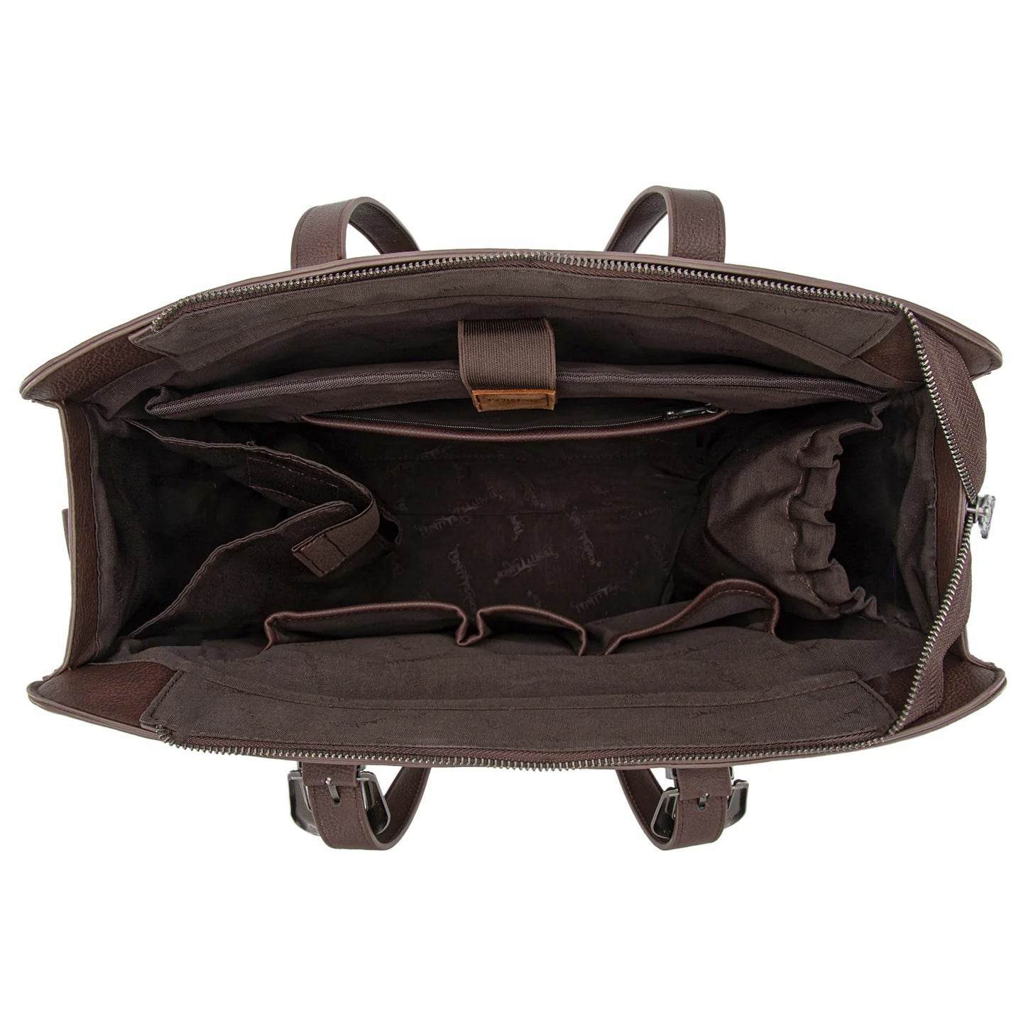 Trinity Ranch Genuine Cowhide Carry-All Cowhide Concealed Carry Large Tote /Crossbody