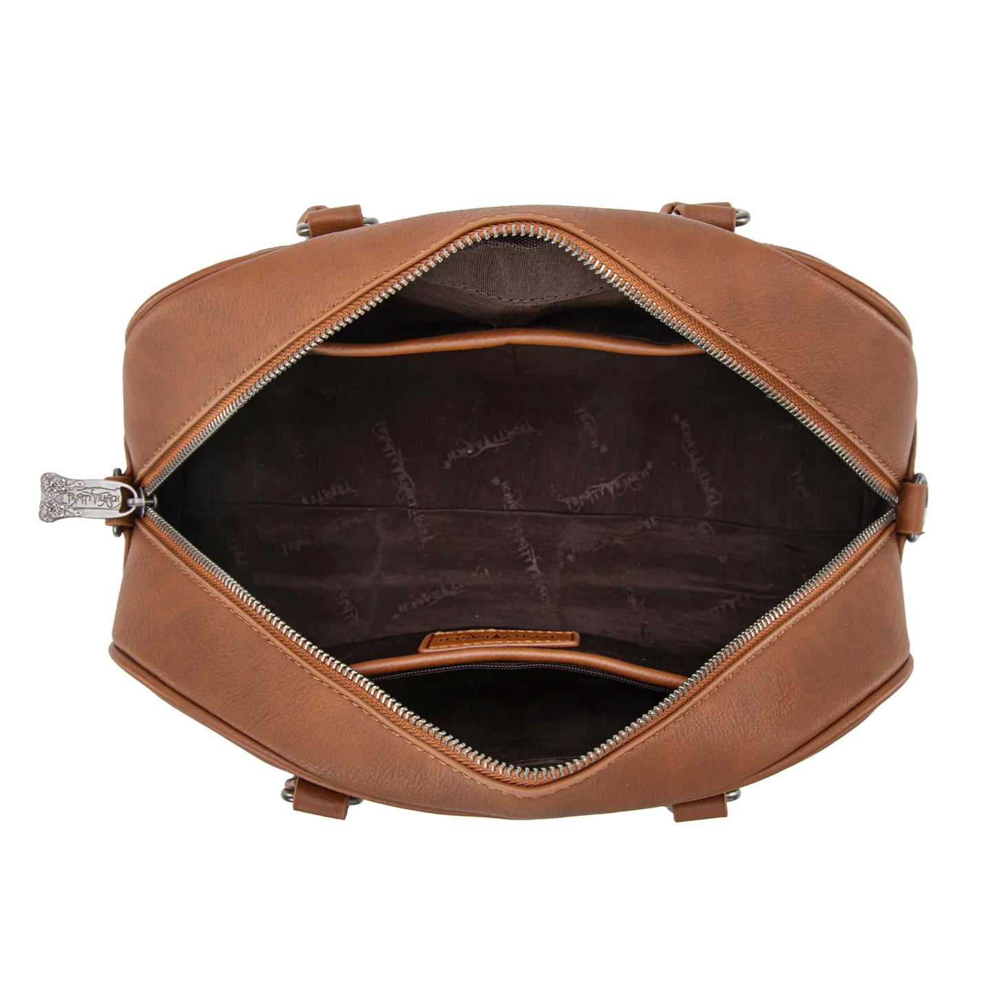 Trinity Ranch Genuine Cowhide Satchel/Crossbody