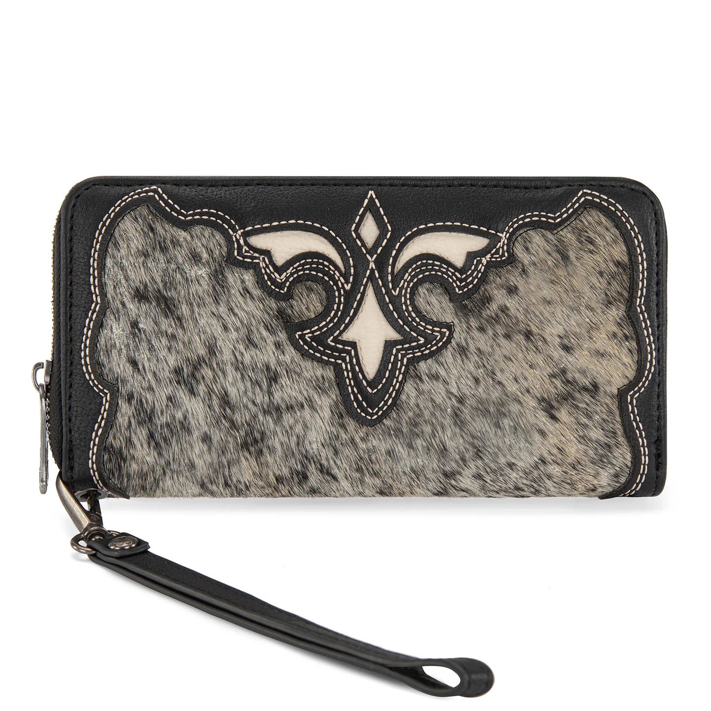 Trinity Ranch Hair-On Cowhide RFID Protected Collection Wallet