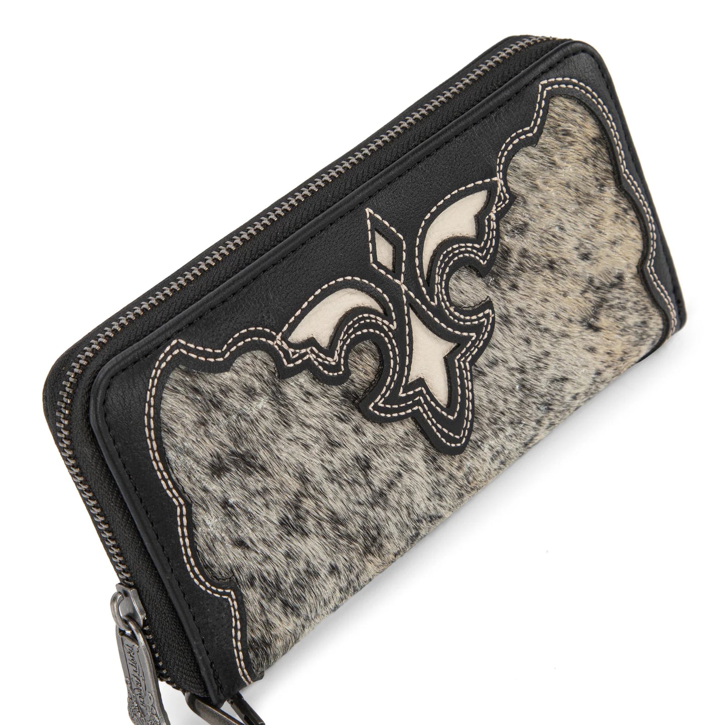 Trinity Ranch Hair-On Cowhide RFID Protected Collection Wallet