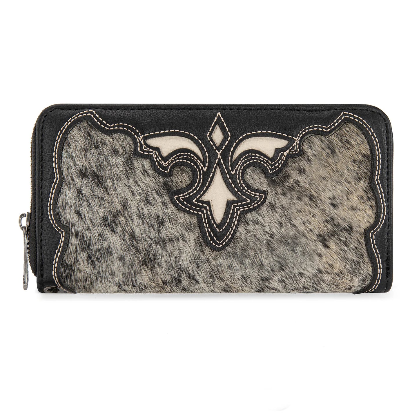 Trinity Ranch Hair-On Cowhide RFID Protected Collection Wallet
