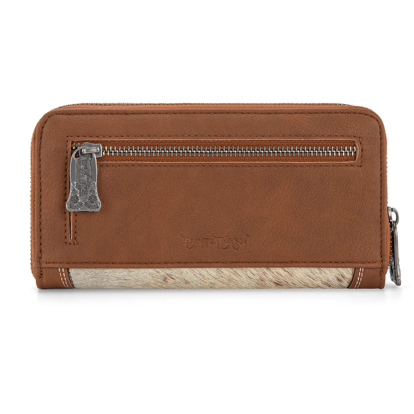 Trinity Ranch Hair-On Cowhide RFID Protected Collection Wallet