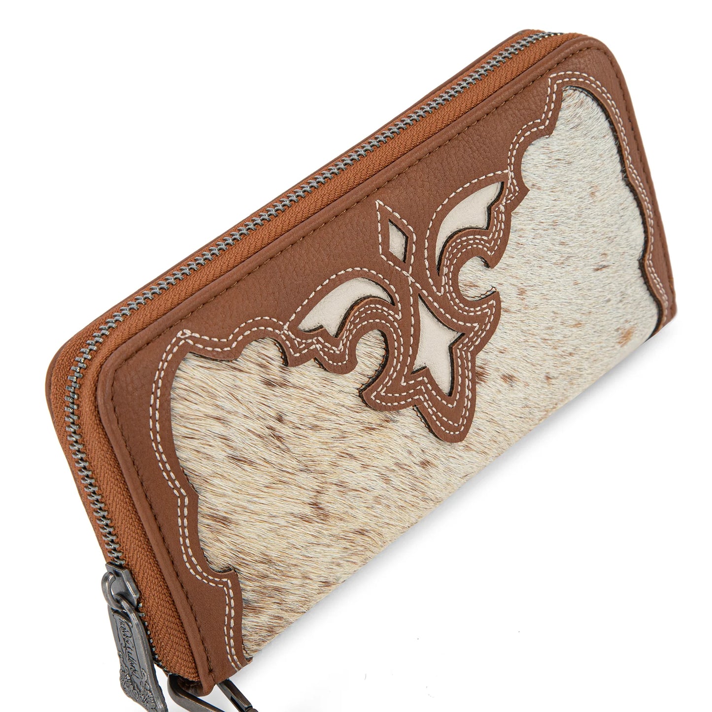 Trinity Ranch Hair-On Cowhide RFID Protected Collection Wallet