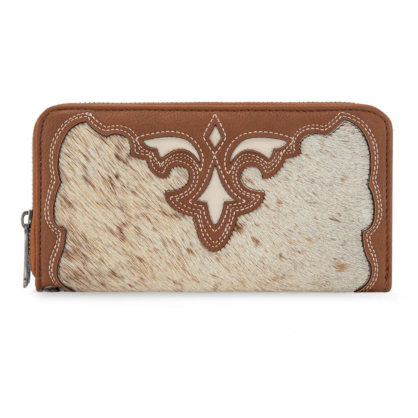 Trinity Ranch Hair-On Cowhide RFID Protected Collection Wallet