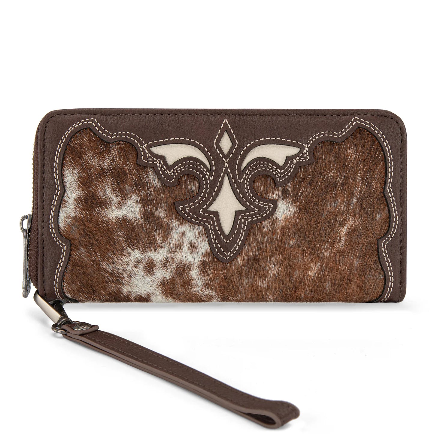 Trinity Ranch Hair-On Cowhide RFID Protected Collection Wallet
