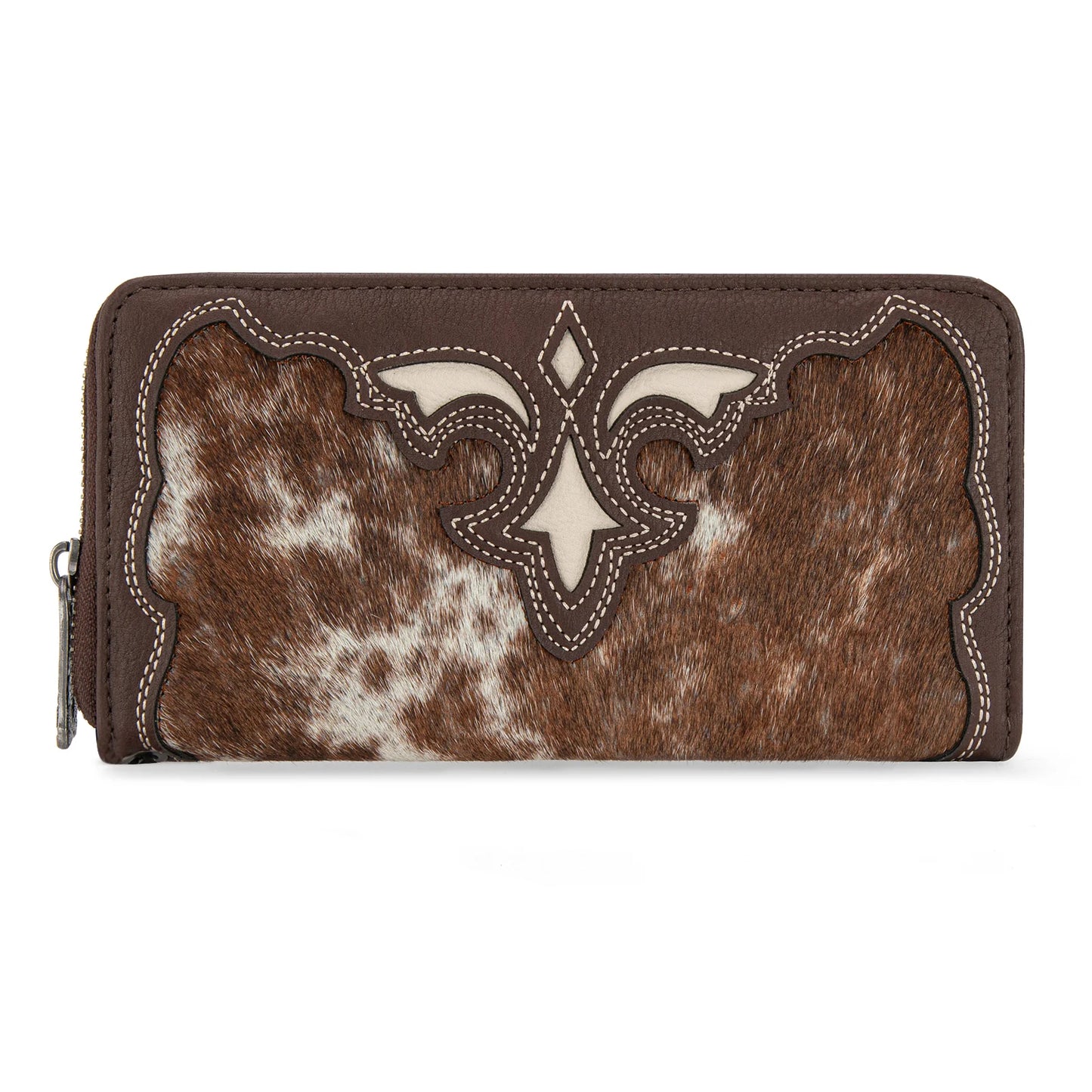 Trinity Ranch Hair-On Cowhide RFID Protected Collection Wallet